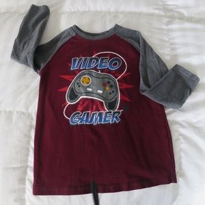 GARANIMALS  "Video Gamer" Two Tone Tee SZ 7